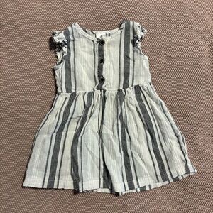 Carter's Black and White Tiered Ruffle Sundress